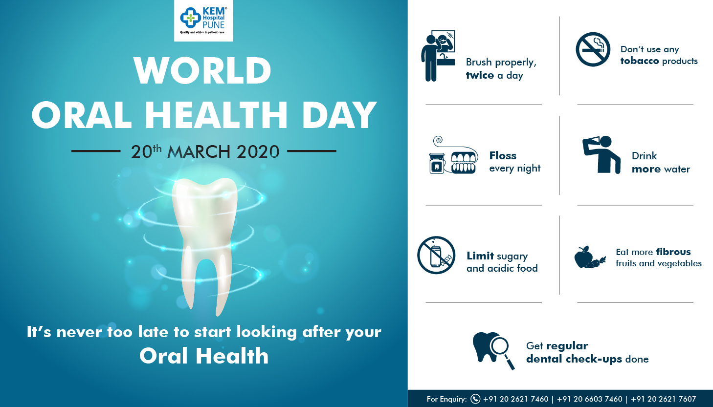 World Oral Health Day « KEM Hospital Pune